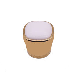 Moda Elegent Altın Çinko Alaşım Parfüm Şişesi Kapakları, Logo ile Kozmetik Şişe Kapakları