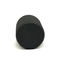 Klasik Elmas Kesim Yüzey Çinko Alaşım Siyah Silindir Şekli Metal Zamak Parfüm Şişesi Kapağı