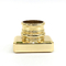 Klasik Çinko Alaşım Altın Dikdörtgen Şekil Metal Zamak Parfüm Şişesi Kapağı