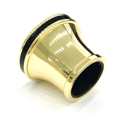 Classic Gold Renk Siyah Renkli Zamak Alüminyum Parfüm Şişesi Kapakları