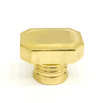 Klasik Çinko Alaşım Altın Kaplama Dikdörtgen şekil Metal Zamak Parfüm Şişesi Kapağı