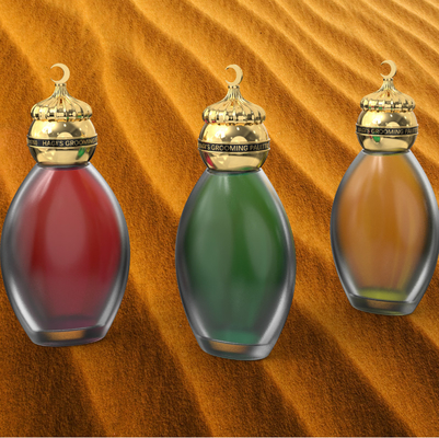 Modern Parfüm Şişesi Zamac Parfüm Kapağı Kare Parfüm Şişesi Özel Görünümlü