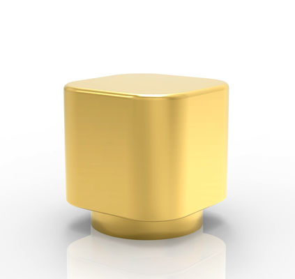 Fea15 boyun için Tasarım Özelleştirilmiş Altın Renkli Zamak Parfüm Şişe Kapakları