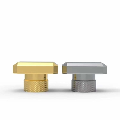 satın al Kare Şekli Metal Parfüm Şişesi Zamak Lüks Yaratıcı Evrensel Fea 15Mm Kapaklar online manufacture