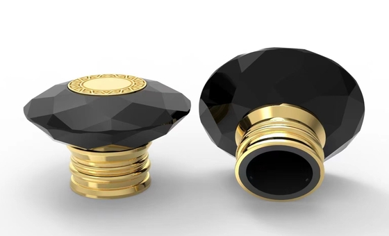 satın al Yuvarlak Zamak Metal Parfüm Şişesi Kapakları Lüks Yaratıcı Evrensel Fea 15Mm online manufacture