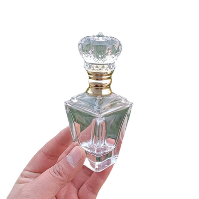 satın al Pompa Cap Püskürtücü ile Gümrük Lüks Fantezi Tasarım Parfüm Cam Şişe 55ml online manufacture