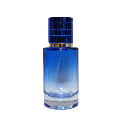 satın al Sıcak nokta 30ML50ML silindirik parfüm şişesi düz yuvarlak sprey şişesi high-end vidalı parfüm cam şişe online manufacture