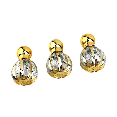 satın al 12 ML Top Şişeler Yüksek Dereceli Uçucu Yağ Ayrı Şişeler Taşınabilir Parfüm Cam Şişeler UV Oyma Top Şişe online manufacture