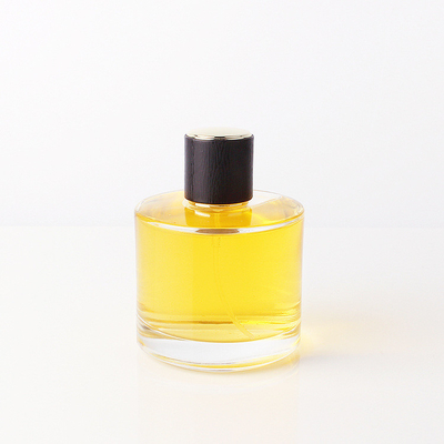 satın al 50ml 100ml Silindirik Şeffaf Cam Parfüm Sprey Şişesi Kozmetik Alt Şişe Cam Parfüm Şişesi online manufacture