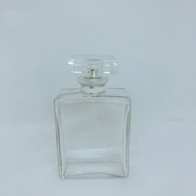 satın al 100ml No. 5 Parfüm Şişesi Cam Şişe, Boş Şişe, Bayonet Nozul, Kare Pres, Kozmetik Şişesi online manufacture
