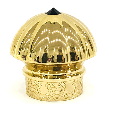 satın al Özel Lüks Altın Renk Zamak Taşlı Metal Parfüm Şişesi Kapakları online manufacture