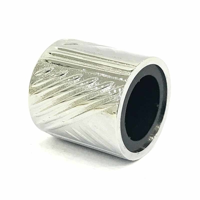 satın al Silindir Şekli Klasik Krom Kaplama Çinko Alaşımlı Metal Persume Şişe Kapağı online manufacture