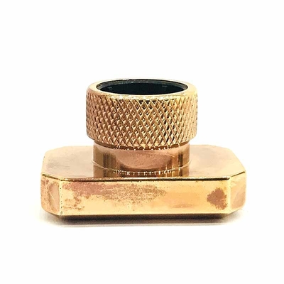 satın al Dikdörtgen Şekil Antik Kaplama Metal zamak parfüm şişesi kapağı online manufacture