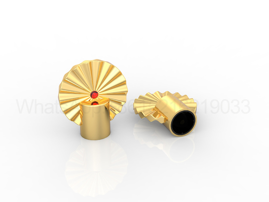 satın al Farklı şekillerde ve ağırlıklarda özel Logo Die Cast Zamak Parfüm Top online manufacture