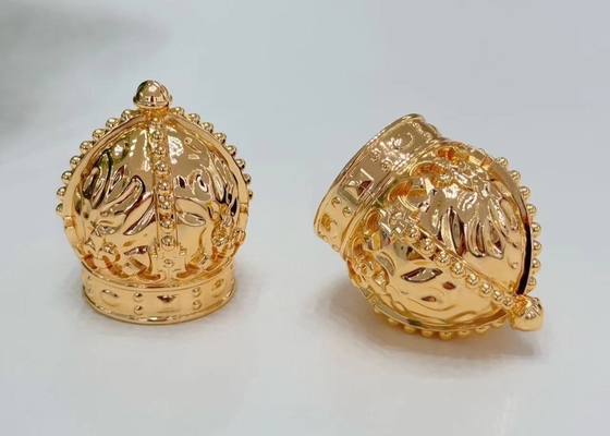satın al Altın Taç Çinko Alaşımı Zamak Parfüm Kapakları Lüks Parfüm Deneyimleri İçin online manufacture