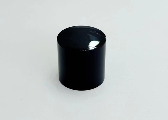 satın al Özel koku sunumu için yüksek kaliteli parlak siyah çinko metal parfüm kapağı online manufacture