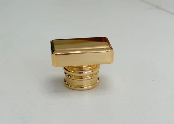 satın al Kişiselleştirilmiş koku ambalajı için çinko alaşımı T şekilli altın Zamak Parfüm Kapakları online manufacture