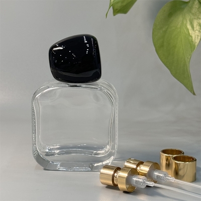 satın al Black Pebble Zamak Parfüm Kapağı ve Lüks Parfüm Paketleri için Özel Şişe Kapağı online manufacture