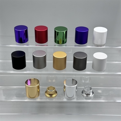 satın al Standart FEA 15 Şişe Boyunları İçin Yüksek Kaliteli Silindir Şeklinde Alüminyum Metal Parfüm Kapakları online manufacture