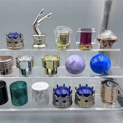 satın al ABS Plastic Perfume Bottle Cap with 15MM Port Size and Maximum Continuous Temperature 150 °F for Cosmetics Application online manufacture