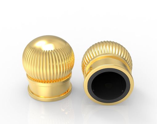 satın al Round perfume cap Luxury custom zinc alloy perfume cover online manufacture