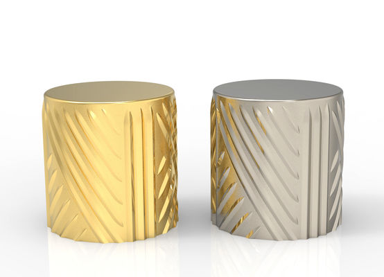 satın al Luxury custom zinc alloy perfume cap Round perfume cap Çevrimiçi üretim