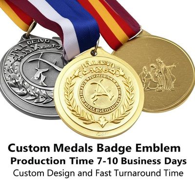 satın al Custom Metal Medal with 2mm Thickness and Customized Size Featuring Letterpress Printing for Elegant Souvenirs online manufacture