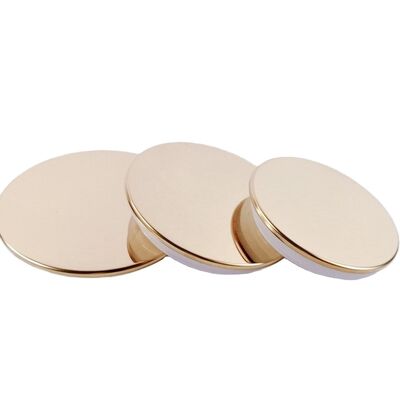 satın al Factory High End Zamac Candle Jar with Metal Candle Lid Gold Zinc Alloy Metal Lids  Bottle Caps & Closures for Candles online manufacture