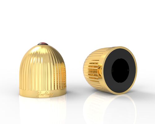 satın al Lüks Kristal Altın Zamak Parfüm Kapağı Çinko Alaşımlı Zamak Parfüm Kapağı Lüks Kozmetik Parfüm Cam Şişeleri İçin Metal Kapak Çevrimiçi üretim