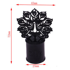 satın al Tasarım Lüks Tavuskuşu EAF15 Parfüm Cam Of Boyun Için Metal Parfüm Kapağı online manufacture
