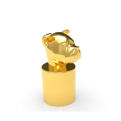 satın al Özel Köpek Başı Gold Fasion ISO 9001 Parfüm Şişesi Kapakları online manufacture