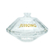 Toptan Yüksek Dereceli Cam Parfüm Şişeleri 75ml Şekilli Kristal Beyaz Cam Şeffaf Parfüm Şişeleri W Donatılabilir