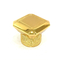Klasik Sıcak Satış Çinko Alaşım Altın Dikdörtgen Şekil Metal Zamak Parfüm Şişesi Kapağı