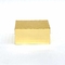 Dikdörtgen şekil altın rengi Zamak Parfüm Şişesi Kapağı