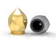 Çinko Alaşımlı Lüks Parfüm Şişesi Kapağı Altın Kaplama Metal Yazı Özel Logo