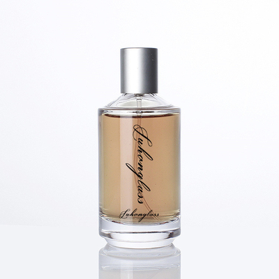 Silindirik Konik Parfüm Şişesi 30ml 50ml 100ml Kozmetik Alt Şişe Şeffaf Cam Parfüm Şişesi