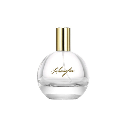 Kalın Alt Şeffaf Küresel Kozmetik Alt Şişe 75ml İnce Sprey Süngü Parfüm Boş Şişe