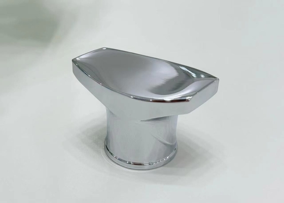 Zamak T şekilli düzensiz metal parfüm kapağı standart ambalajlı parfüm kapağı