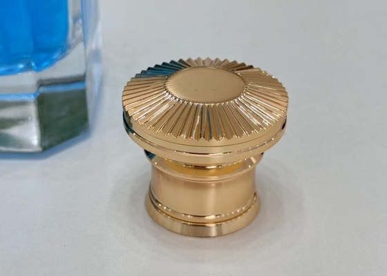 Özelleştirilebilir Mükemmel Altın Zamak Parfüm Kapağı Metal Parfüm Şişesi Kapağı