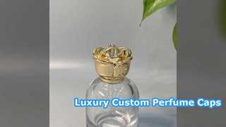 Premium Markalar için Lüks Özel Zamak Parfüm Şişesi Kapakları